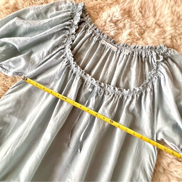 ✨💋SOLD💋✨👗💐DÔEN ‘Nettie’ Organic Cotton Short Nightgown Glass Slipper S✨ - Picture 10 of 17